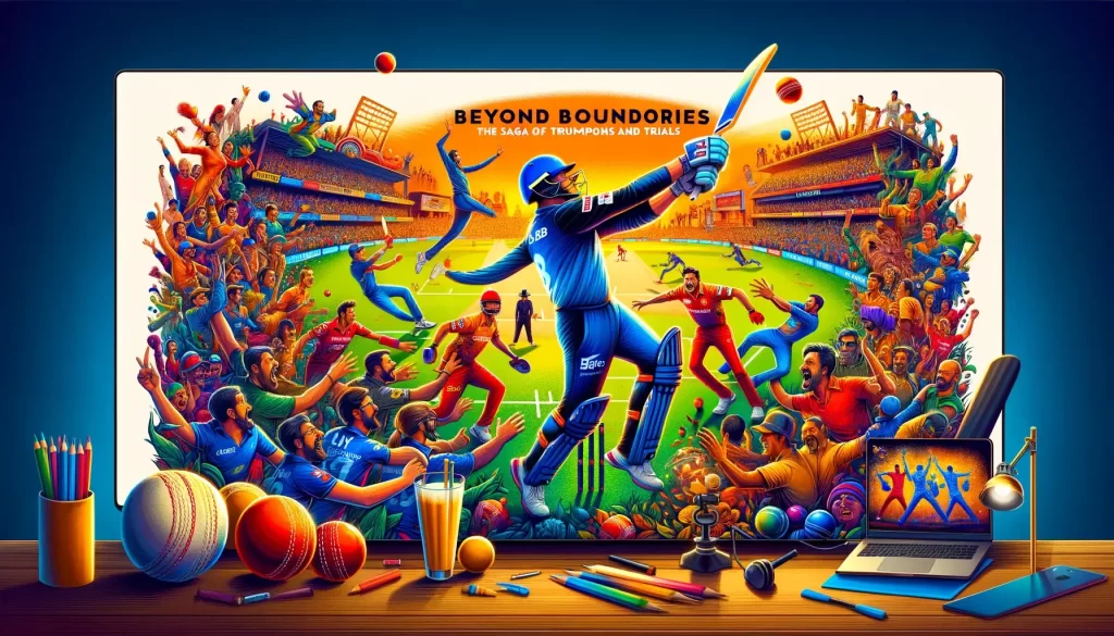 It vividly captures the key aspects of the IPL, reflecting the intensity, diversity, and excitement that the league is known for.