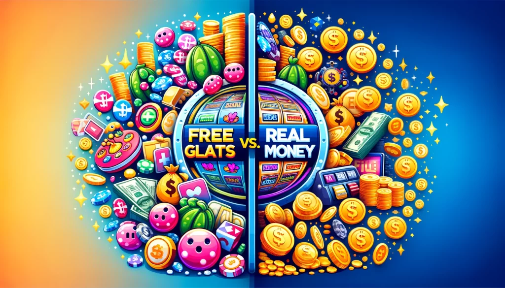 Free Slot Games vs Real Money Slots